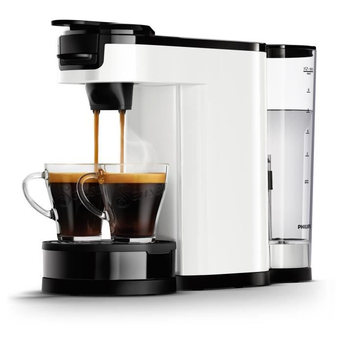 Cafetière à dosette - PHILIPS - SENSEO - HD6592/05 - Switch 2-en-1 dosette & filtre - Blanc