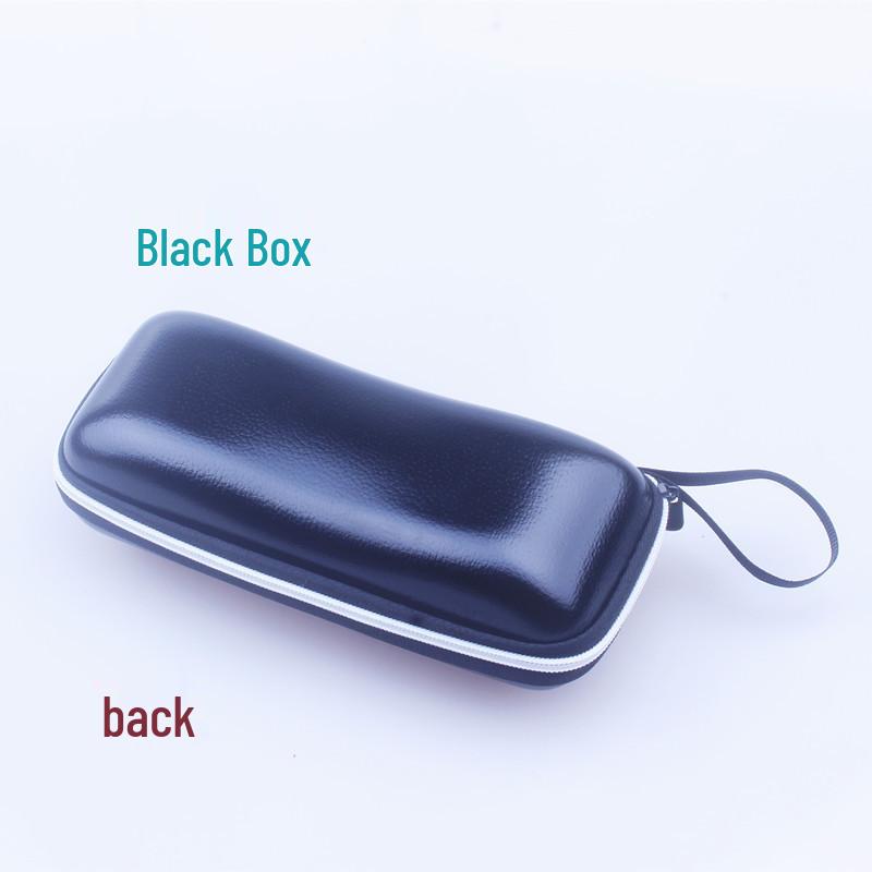 Lychee Pattern PU Leather Sunglasses & Myopia Glasses EVA Case