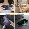 For Samsung Galaxy S24 FE Leather Back Cover Magnetic Case JEEHOOD J06 Phone Case with Card Bag RFID Blocking