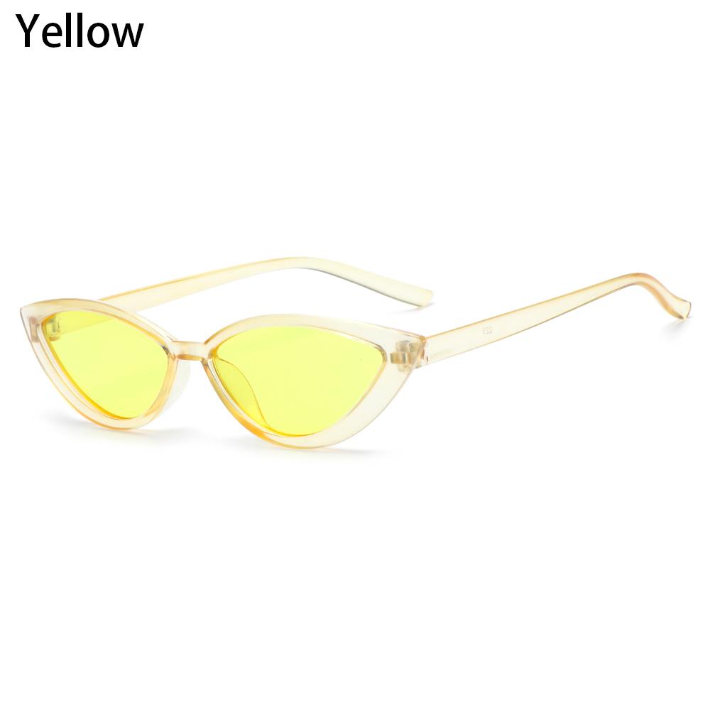 2021 Cute Sexy Cat Eye Sunglasses Luxury Metal Frame New Small Gold Red Vintage Fashion Cateye Sun Glasses Lady UV400 Eyewear