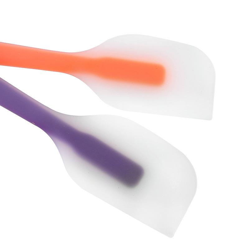 Baking Tools Standard One-piece Translucent Silicone Cake Scraper Cream Scraper Spatula Small