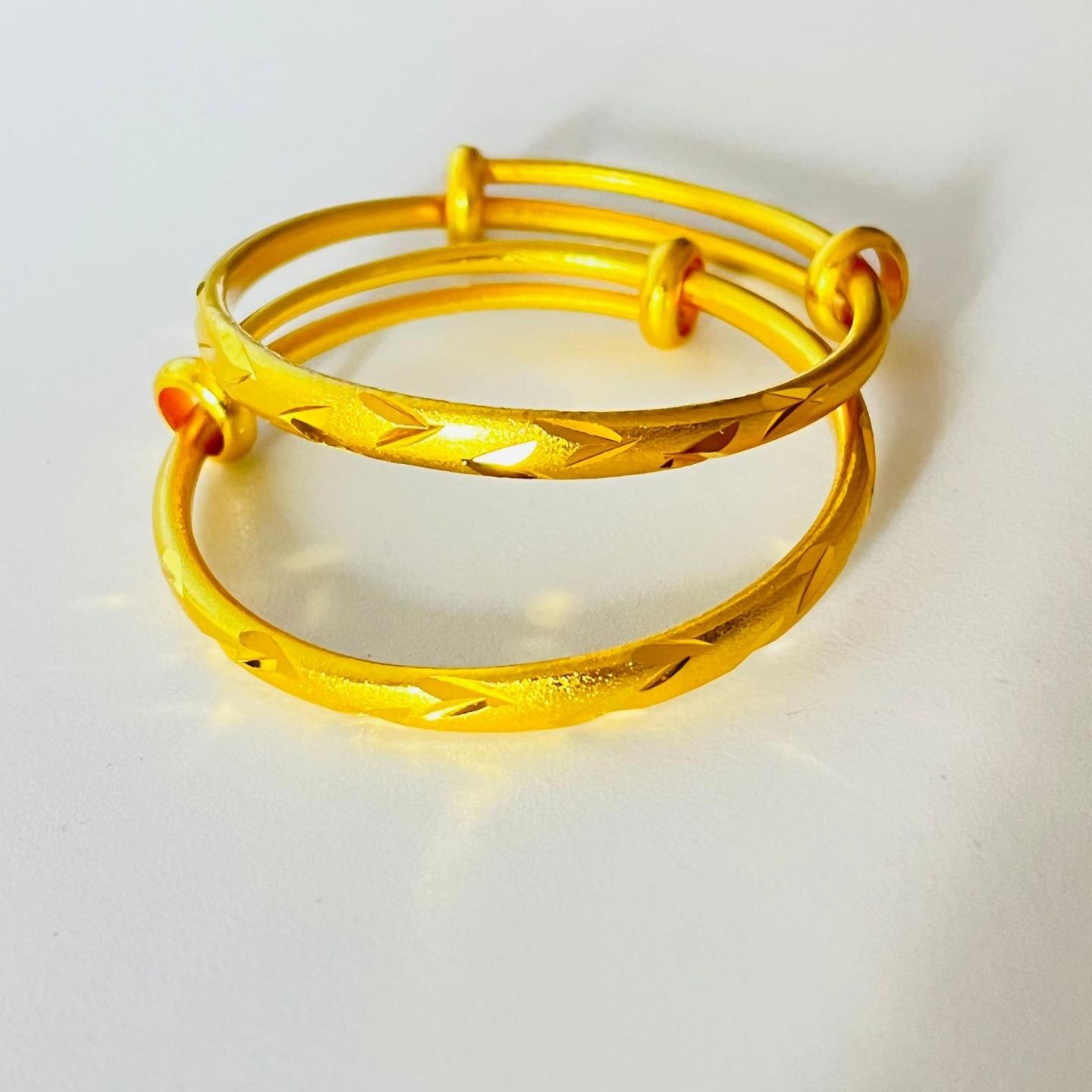 Sandblasted Baby Bracelet for Children One
