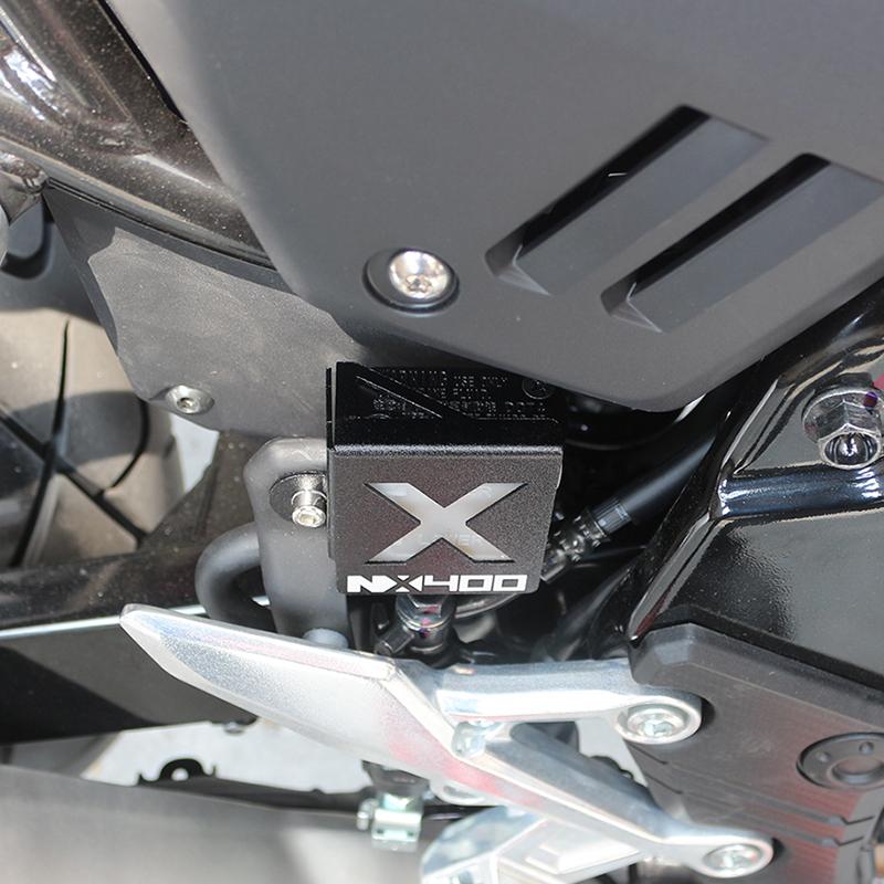 For Honda NX400 NX500 NX-400 NX-500  Motorcycle Accessories CNC Rear Fluid Reservoir Guard Protector Cover