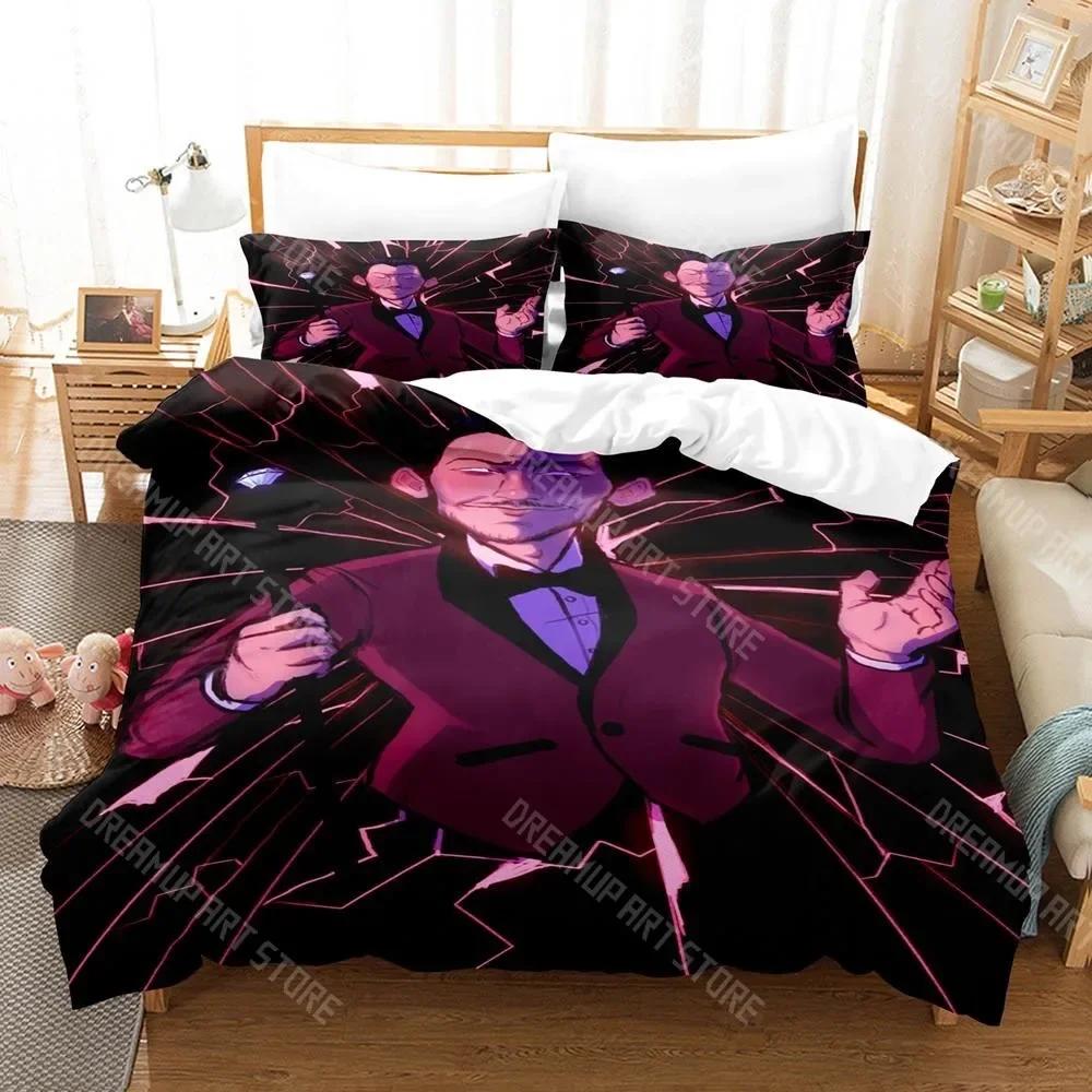 

3D Print Markiplier Bedding Set Single Twin Full Queen King Size Bed Set Aldult Kid Bedroom Duvetcover Sets 3D Hip Hop EU Single 90x200cm