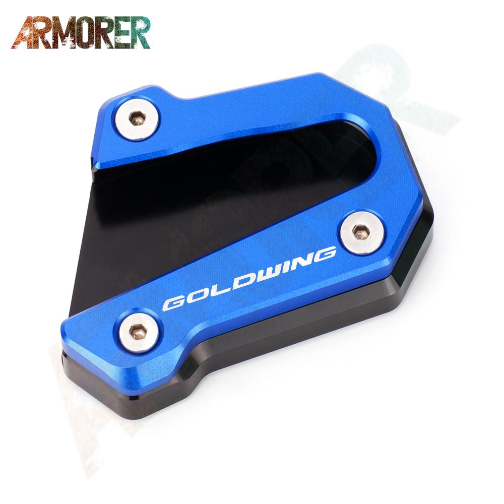 2023 For Honda Goldwing 1800 2022 Gl1800 Kickstand Side Stand Extension Enlarger Pad Motorcycle Accessories