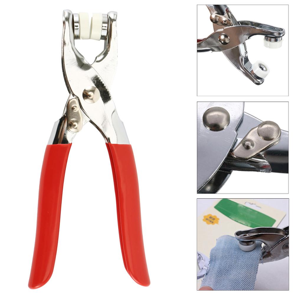 Druckknöpfe Befestigungsset 9,5 mm Metall Fünf-Krallen Druckknöpfe mit Befestigungszange Presswerkzeug DIY Handwerk Kleidung Taschen