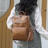 Vintage PU Backpack Women's Multi-functional Shoulder Bag