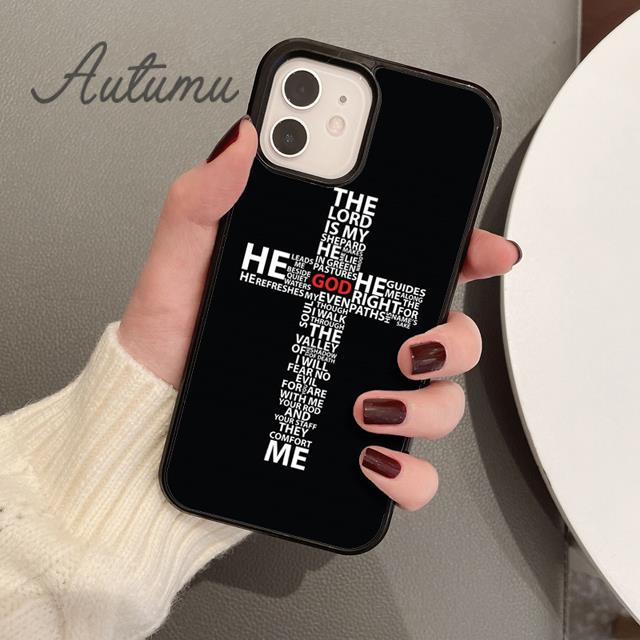 Glaube Christliche Religiöse Jesus Telefon Fall für iPhone 11 12 13 14 Pro Max mini XR XS SE 2020 7 8 Plus Galaxy S21 S22 Abdeckung shell