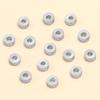 Two-Color Striped Stainless Steel Beads, 4-8mm DIY Jewelry Spacer Accessories