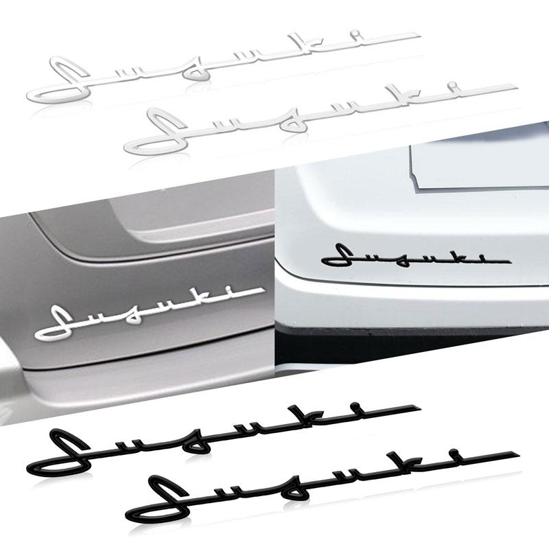 

3D автомобильное письмо, передняя решетка капота, задний багажник, наклейки, эмблема, значок, наклейка на кузов автомобиля, аксессуары для стайлинга автомобилей, логотип для Grand Swift Jimny Vitara Baleno SX4