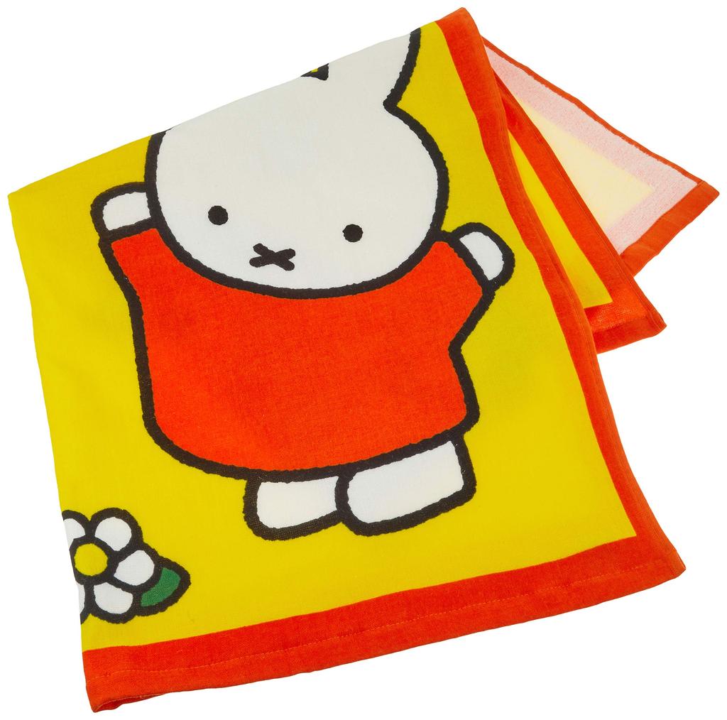 Marushin Baby Bath Fun Ball 5805015100 Towel, Miffy, 90x90cm, Play, 100% Cotton,