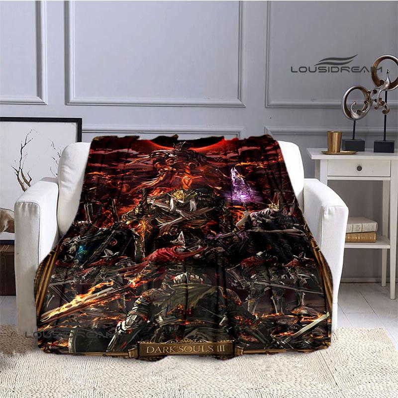 3D Game D-Dark Souls Printed Blankets Warm Blanket Soft and Comfortable Home Travel Bed Blanket Picnic Blanket Birthday Gift