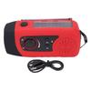 Emergency Radio USB Solar Hand Crank Charging Portable FM Weather Radio with Flashlight 2000mAh Power Bank for Outdoor