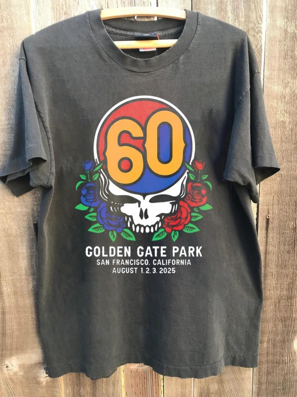 dead  company san franciscoCA 2025 golden gate park reprint shirt AN54884 S