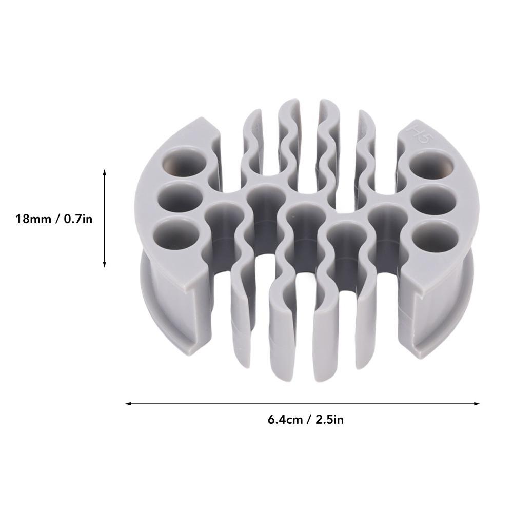 Gray Cable Management Tool 30 Hole Cable Organizing Tool Network Cable Organizer  Server Rooms серый