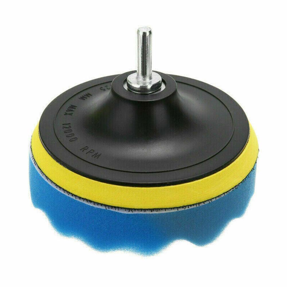 12 Buc/Set Disc Lustruire Auto Autoadeziv Burete Lustruire Ceruire Lână Roată Pad Lustruire Pentru Mașină de Lustruit Adaptor Burghiu V7H9