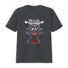 RARE Metalocalypse DETHKLOK Skull Blood Print 2XL Black Cotton T Shirt for Adult Swim Fans Vintage Washed Breathable Homme