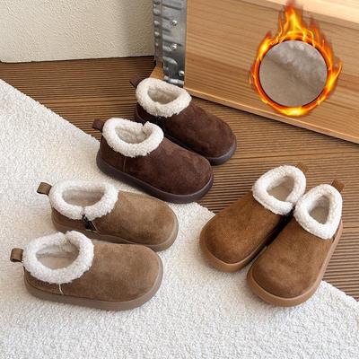 2025 Winter Mädchen Niedrige Schneestiefel mit Samtfutter, Koreanischer Stil