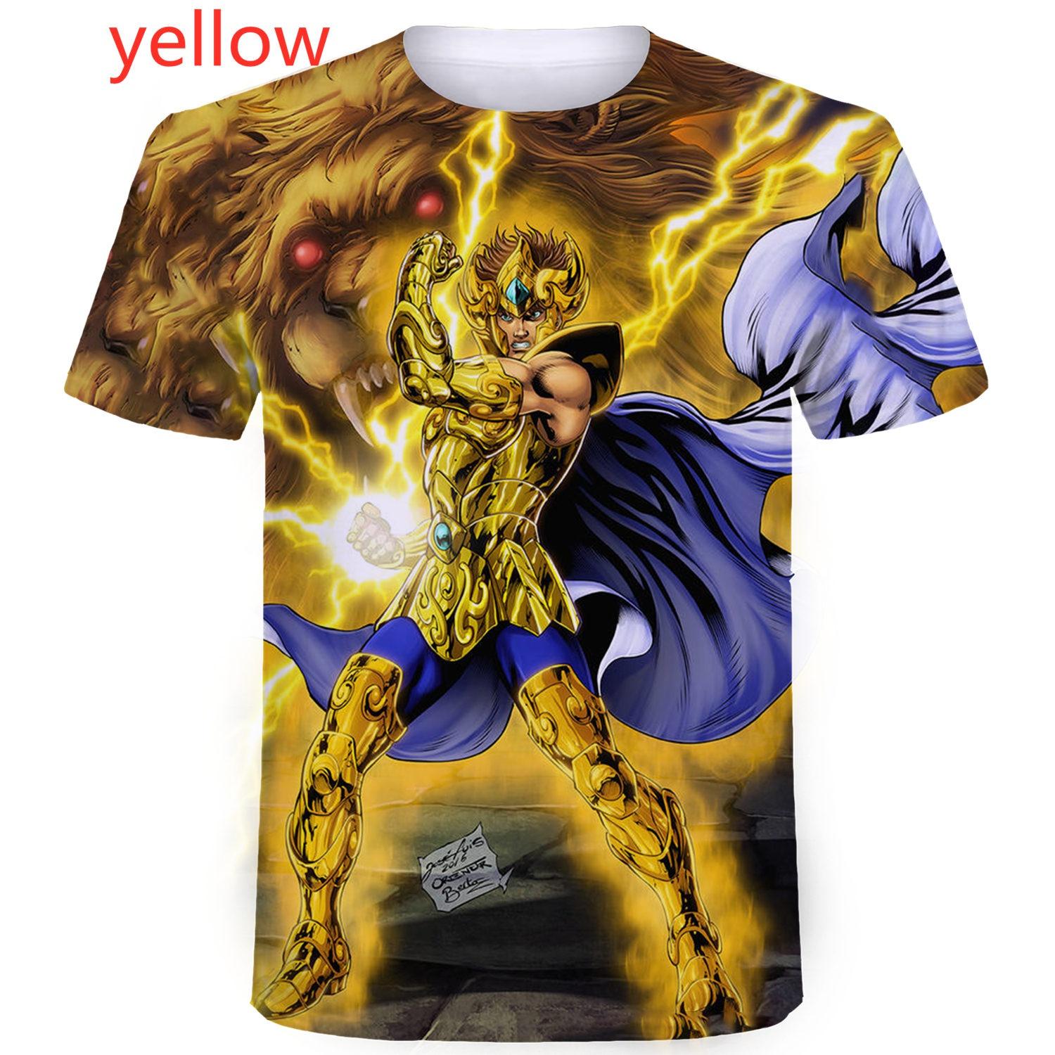 

Футболка Summer Saint Seiya с 3D-принтом, крутые забавные футболки, топы, одежда с коротким рукавом и принтом в стиле аниме Harajuku, топ 6XL