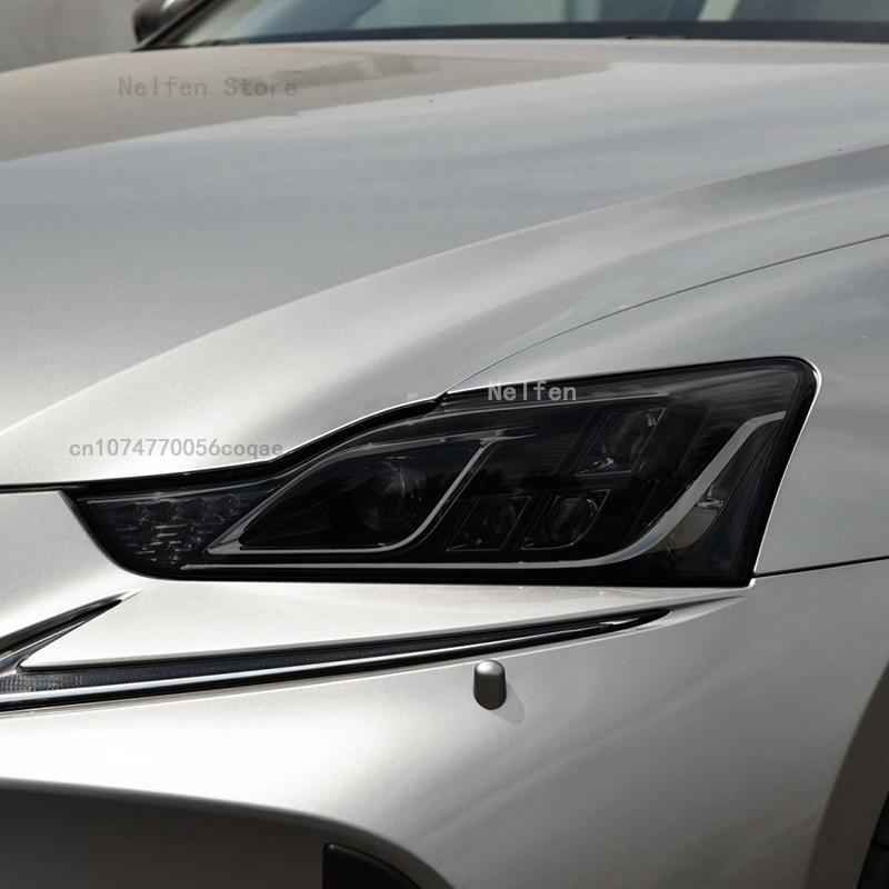 For Lexus IS 2016- Accessories Car Headlight Tint Black Protective Film Transparent TPU Sticker