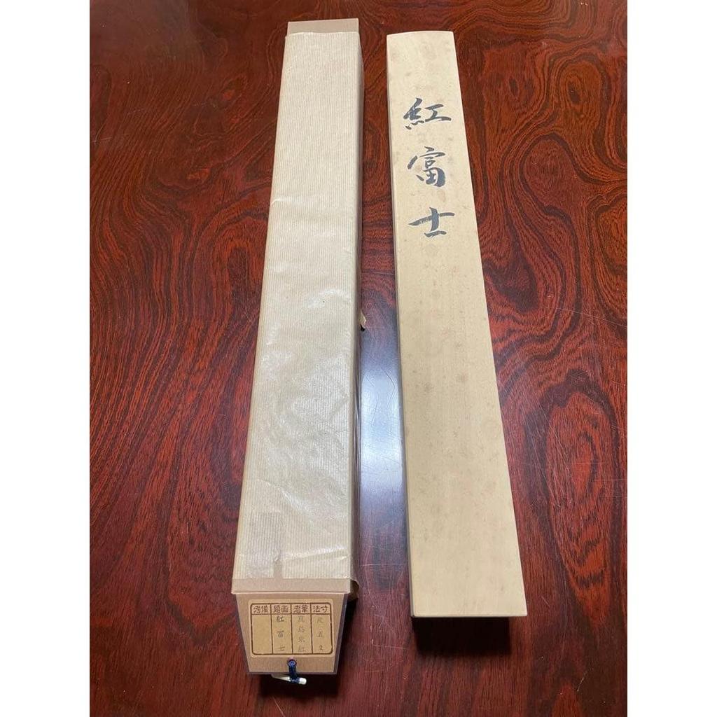 Used Mount Fuji Hanging Scroll, Red Fuji, Price Reduced.