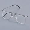 Denmark Brand Pure Titanium Screwless Square Glasses Frame 5502 Men Business Eyeglasses Fashion Women Blue Spectacles Eyewear