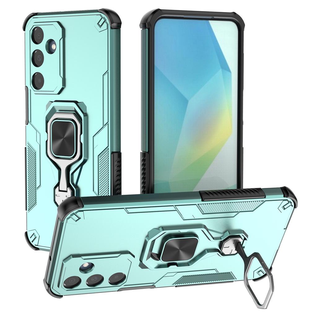 For Samsung Galaxy A35 5G Case Rotatable Ring Kickstand PC+TPU Shockproof Phone Cover