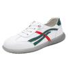 Leather little white shoes women's comfortable shallow mouth soft sole mother single shoes casual flat bottom one pedal women's shoes
