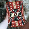 Room Decor Dixie Themed Iron Metal Sign Vintage American Flag Wall Art Durable Home Office Decor for Living Room B