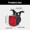 Road Bike Security Light Rechargeable Bicycles Light Night Cycling Tail Light for Mountain Bikes & Commuters