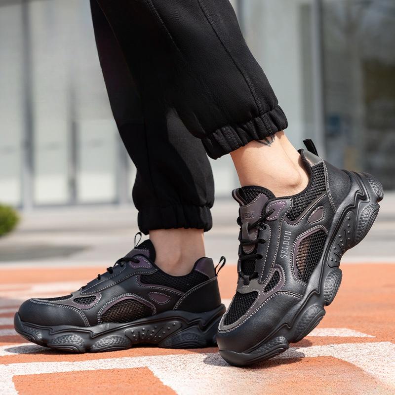 

Обувь для защиты труда для мужчин и женщин, противоударные и противопрокольные, легкие, дышащие, с пластиковым носком, с теплоизоляцией 46