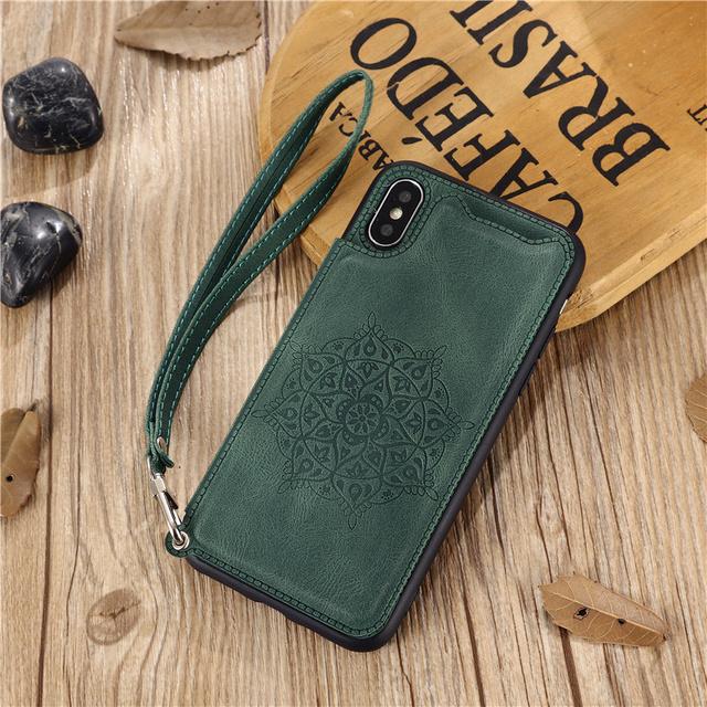 Cover in Pelle Slim Fit Per Samsung Galaxy S10 S20 S21 Fe S22 Plus Ultra Note 10 20 Lite Portafoglio Scomparti per Carte Antiurto a Libro