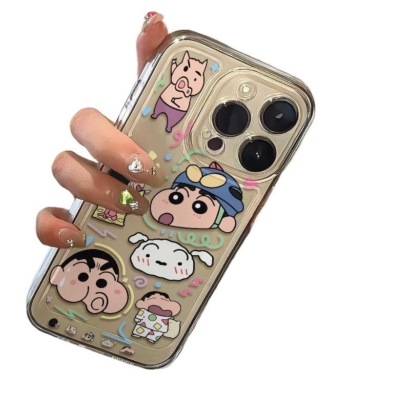 Cartoon Zipper Pout Suitable for IPhone 16 Phone Case  IPhone14 Protective Case  Full Package 15promax13
