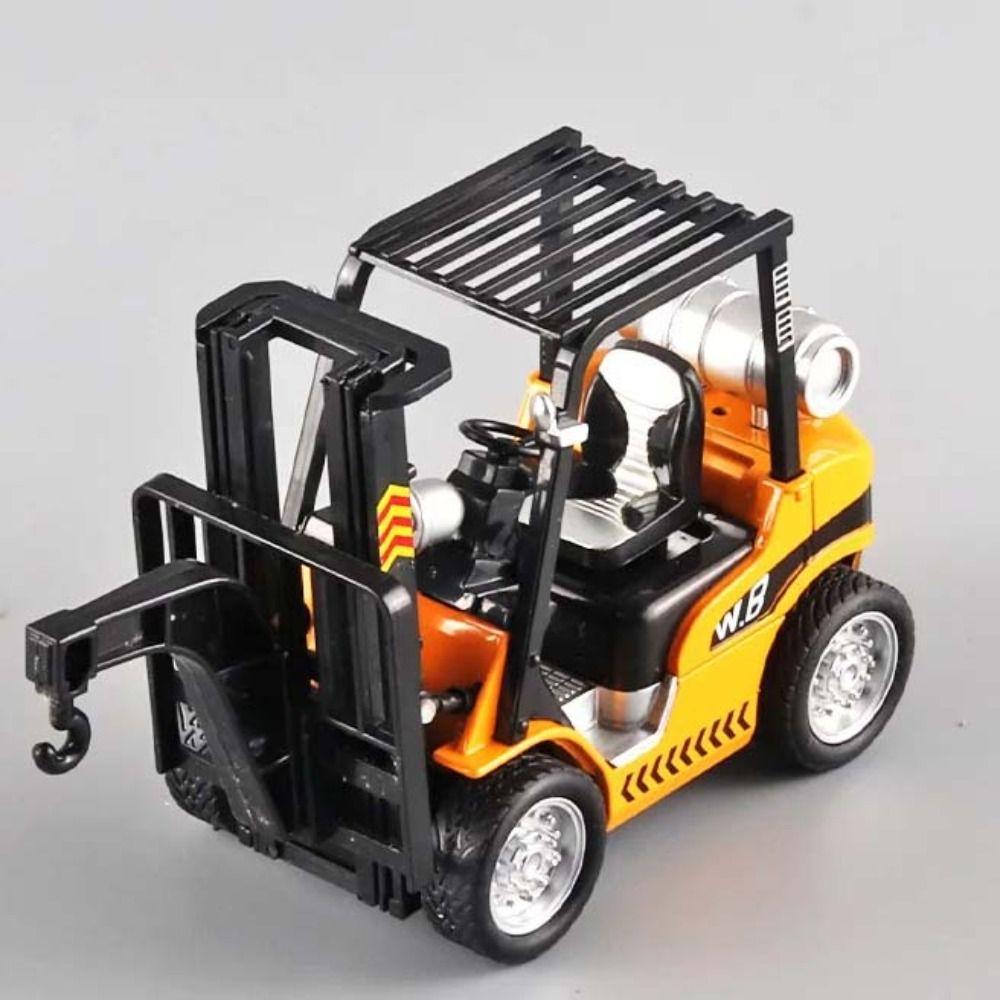 1:24 Scale Forklift Model Car Diecast Metal Engineering Vehicle Models For Children