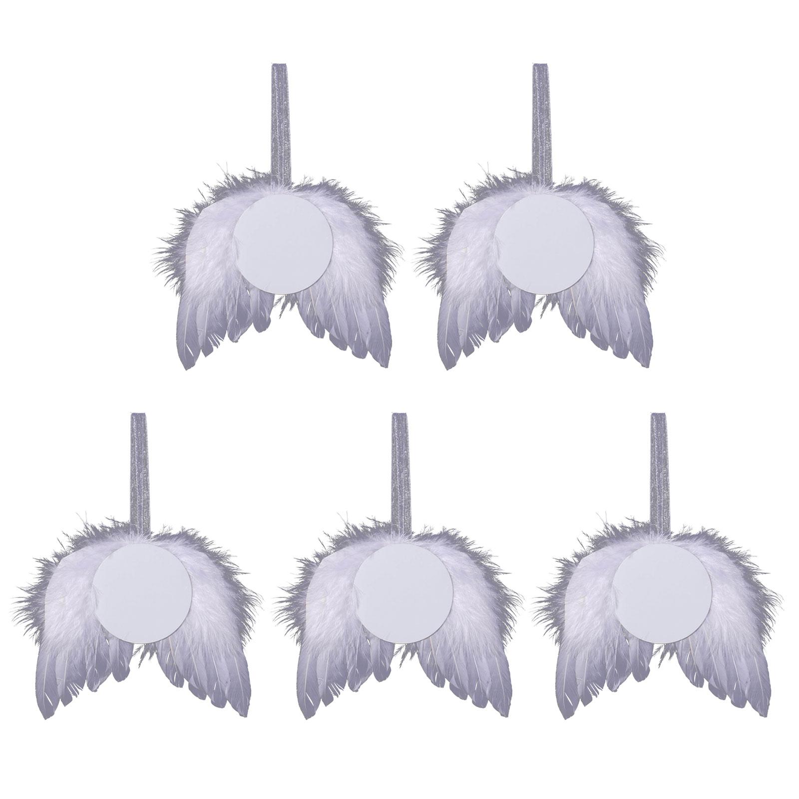 

Белые крылья ангела, украшение, сублимационные заготовки, подвеска для ювелирных изделий, брелок, сделай сам, декор для рождественской елки, поделки 1