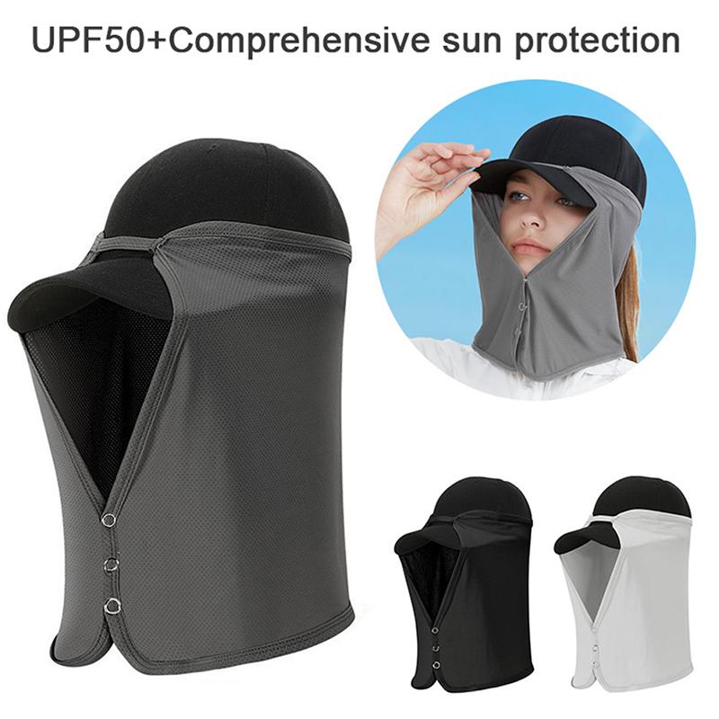 Quick-Drying Fishing Cap Face Neck Sunshade Cap Uv Protection Visor