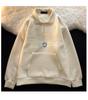 2025 Autumn Waffle-Patterned Embroidered Oversized Polo Shirt for Women with Lapel