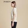 Ports Radiant Summer Flowers Patchwork Knitted Top
