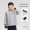 Boys' Faux Layered Embroidered Crewneck Sweatshirt