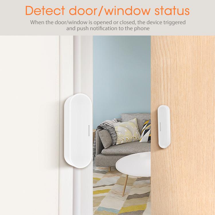 NEO Graffiti ZigBee Smart Door/Window Anti-theft Sensor with USB-Powered Lithium Battery, Anti-tamper Magnetic Detector