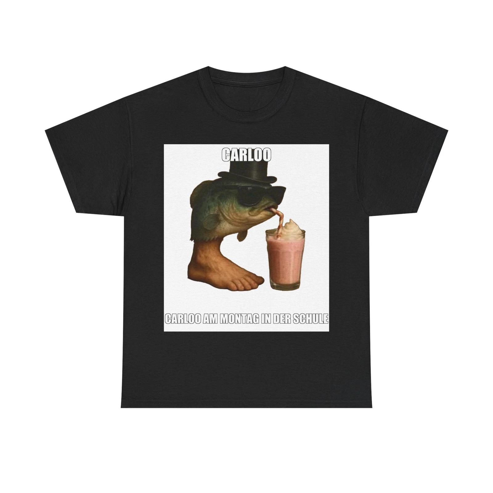 Carloo Unisex T-Shirt | Brainrot Meme Shirt Funny Viral Internet Humor Gift S
