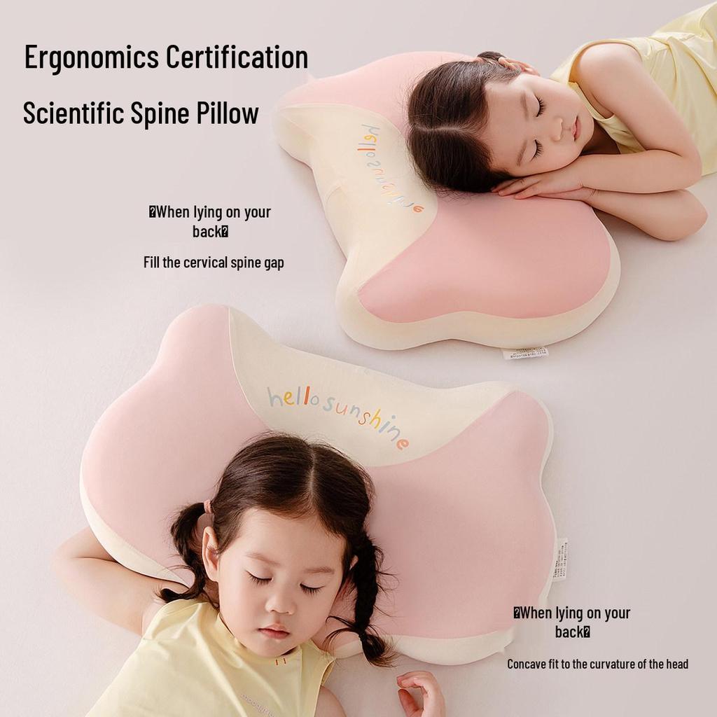 Children's Memory Foam Pillow: Neck Support & Sleep Aid for Ages 3-6, All-Season Comfort, Promotes Healthy Sleep