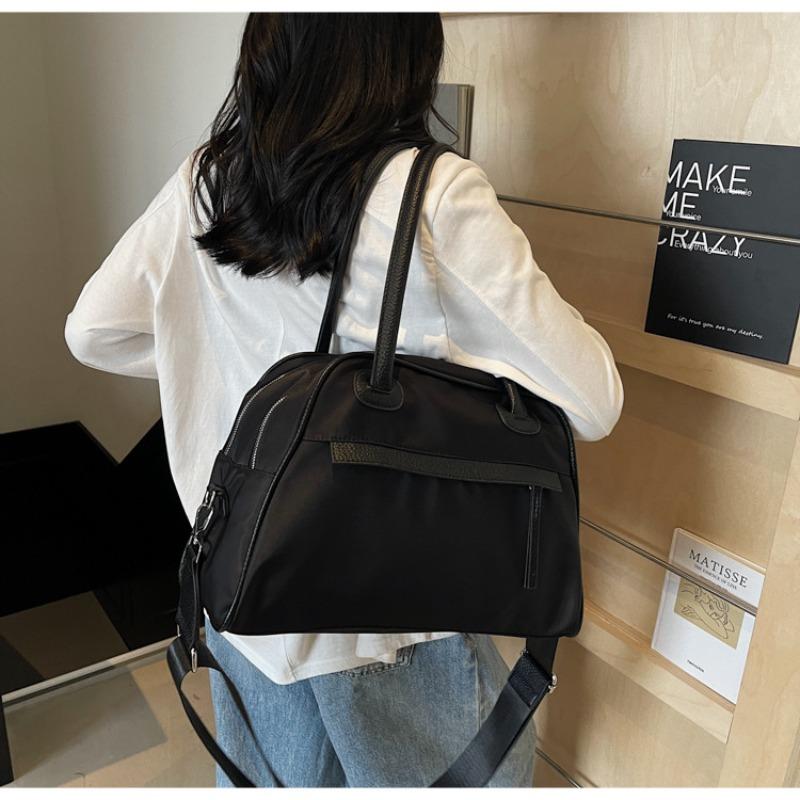 Color Matching Travel Bag New Casual Simple Large-capacity Going Out Handbag Fashion Shoulder Messenger Bag