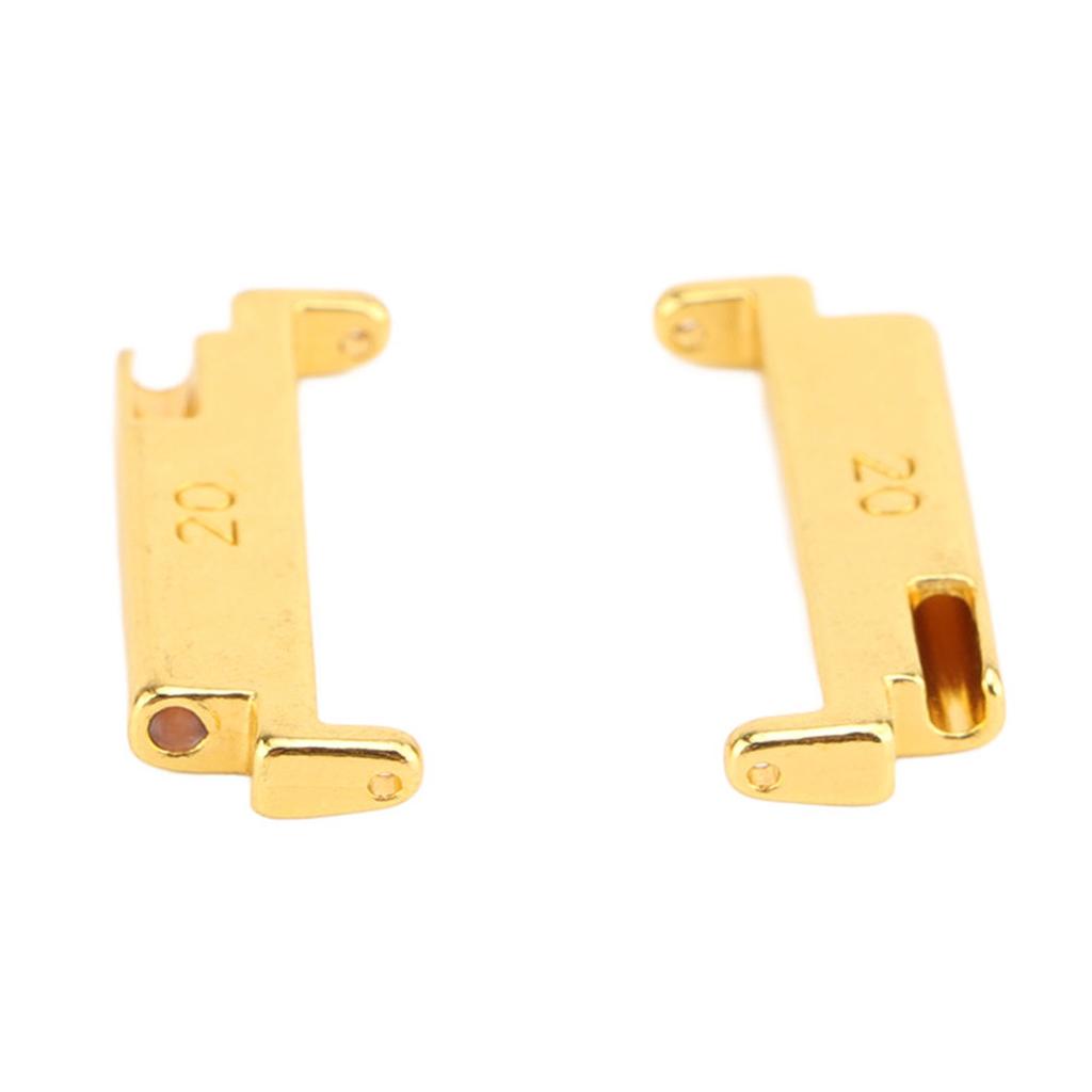 1 Pair Metal Watch Band Adapter 20 To 22mm Watch Strap Connection Adapter with Spring