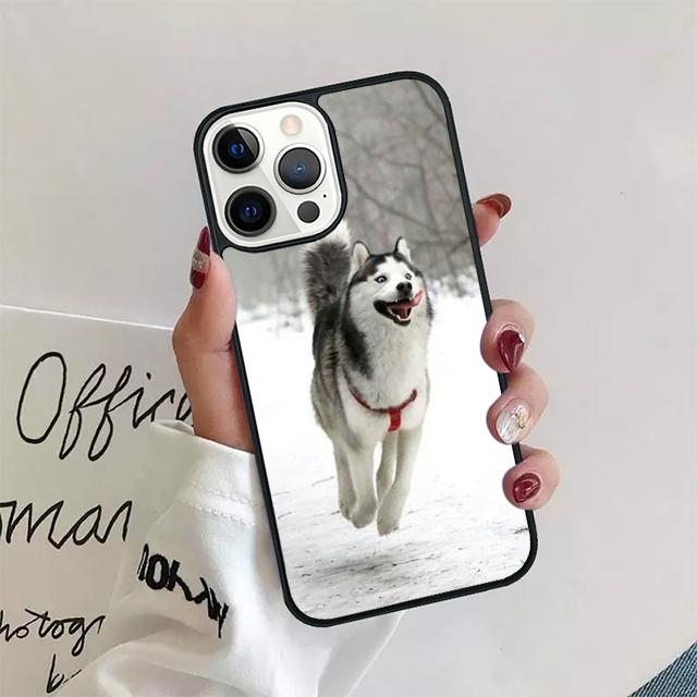 Beautiful Puppy Husky Phone Case Cover For iPhone 17 Air 15 16 14 13 12 Pro Max 11 Pro Max Plus Coque Shell