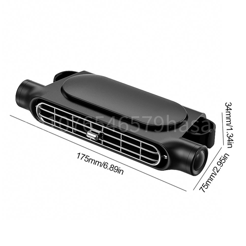 Portable Car Seat Cooling Fan Front Rear Backrest Electric Fan 3 Speeds Adjustable Air Conditioner Car Interior Accessories
