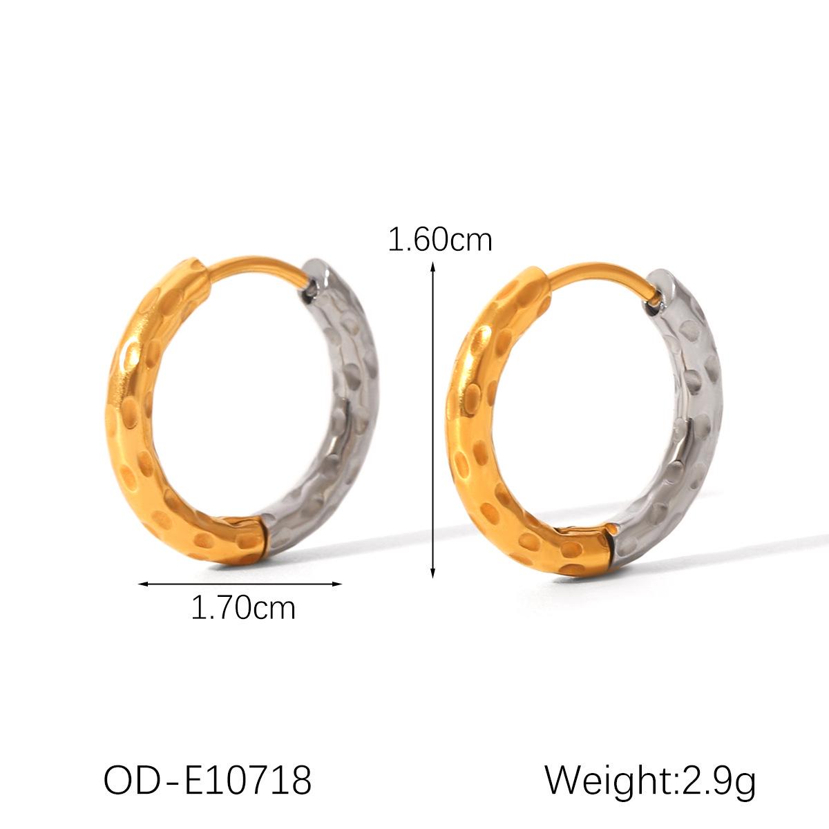 Роскошные сережки-гвоздики из титановой стали 18 карат, золотые и серебряные – Европейский/Американский стиль