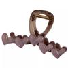 Temperament Love Grab Clip Female Advanced Sense Shark Clip Simple Everything Clip Hair Clip Back Hair Grab Ins