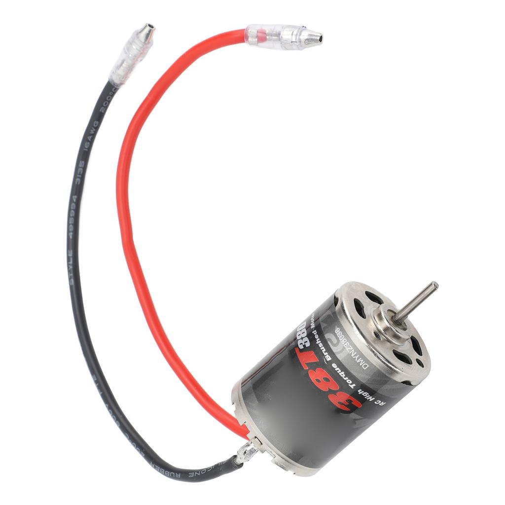 Electric 380 Brushed Motor 38 Turn Stainless Steel High Torque Power Low Friction for Traxxas 1/16 Model