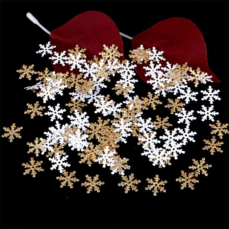 Christmas Decoration Snowflake Wedding Party Throwing Paper Scrap DIY Fake Snowflake Christmas Accessories